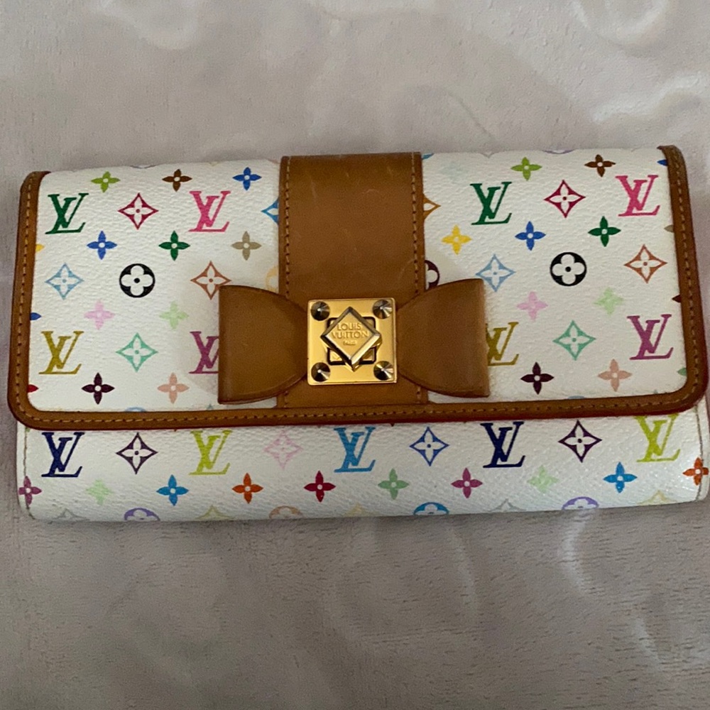Louis Vuitton multi colored wallet